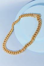 Load image into Gallery viewer, Cubic Zirconia Curb Chain Necklace
