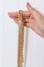 Load image into Gallery viewer, Cubic Zirconia Curb Chain Necklace
