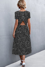 Load image into Gallery viewer, Printed Slit Cutout Midi Dress (Belt Not Included)
