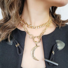 Load image into Gallery viewer, Dotted Paperclip Chain Link Necklace
