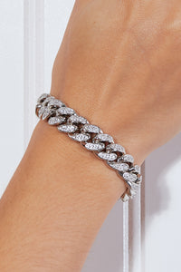 NEW ITEM Curb Chain Bracelet in Silver