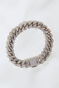 NEW ITEM Curb Chain Bracelet in Silver